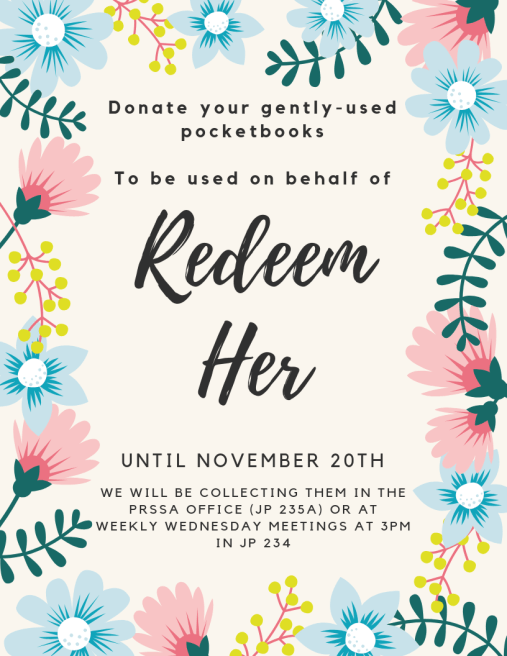 PRSSA Flyer Pocketbook Sale